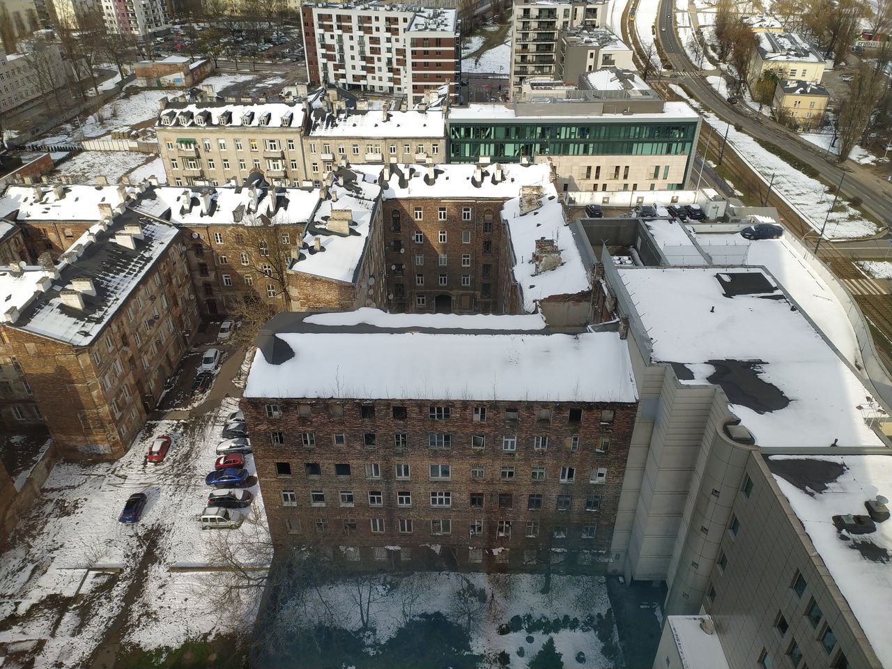 Flat Roof Snow Removal